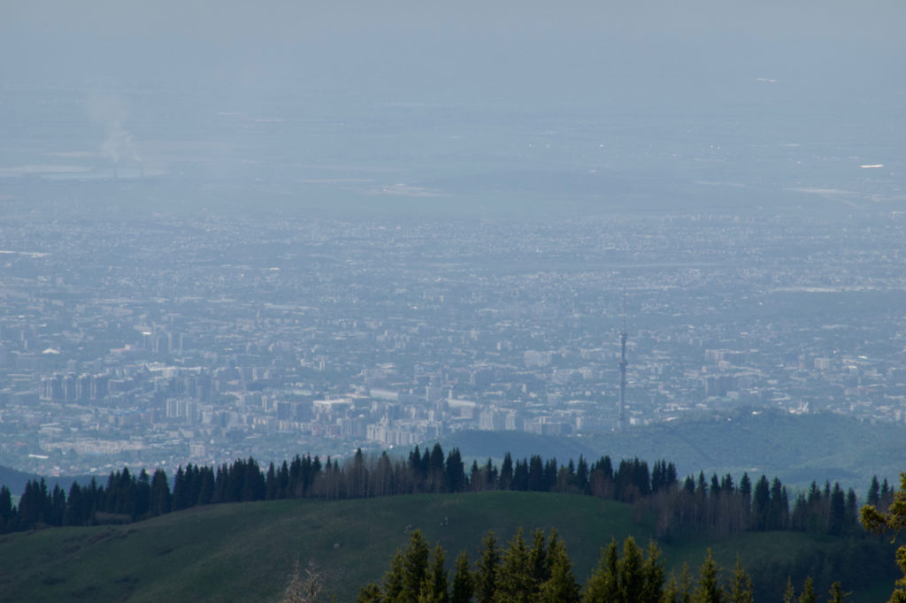 Sicht auf Almaty