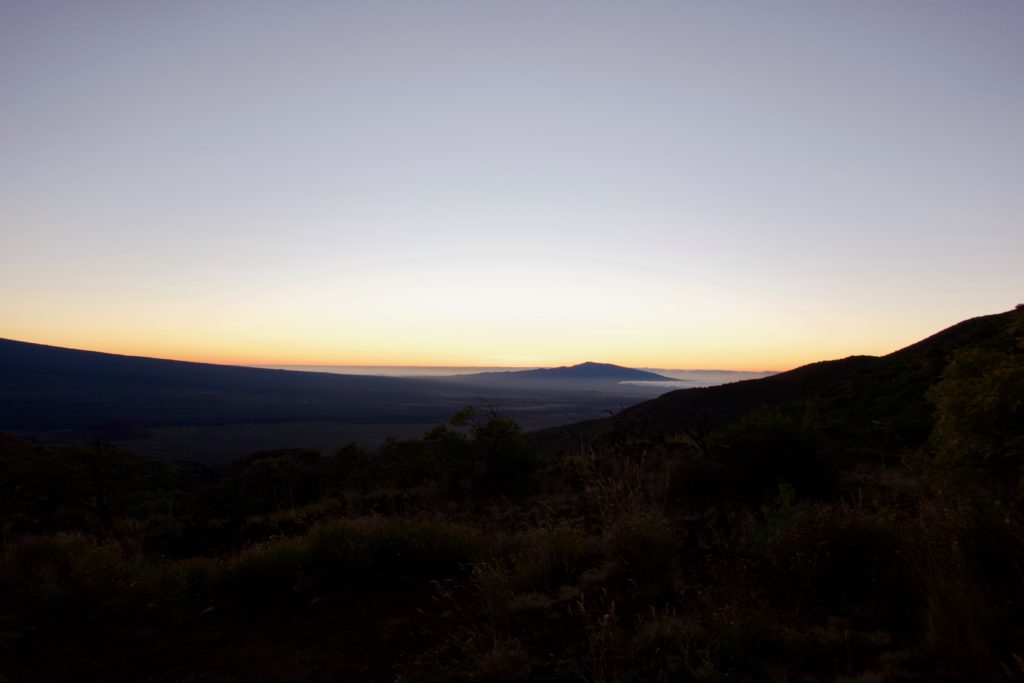 Sonnenuntergang am Mauna Kea